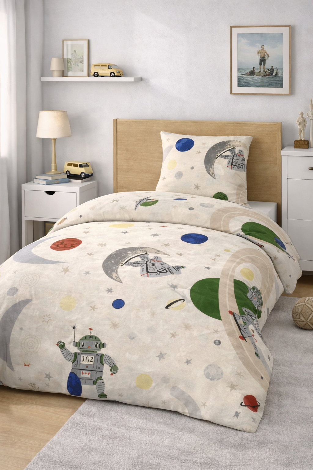 Постільна білизна для хлопчиків ранфорс прінт  