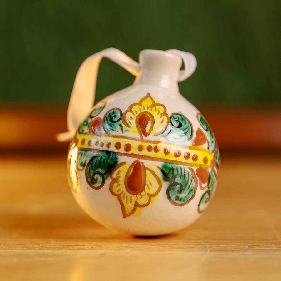 Керамічна ялинкова кулька
