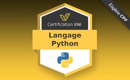 Certification Python : Développer en langage Python orienté objet