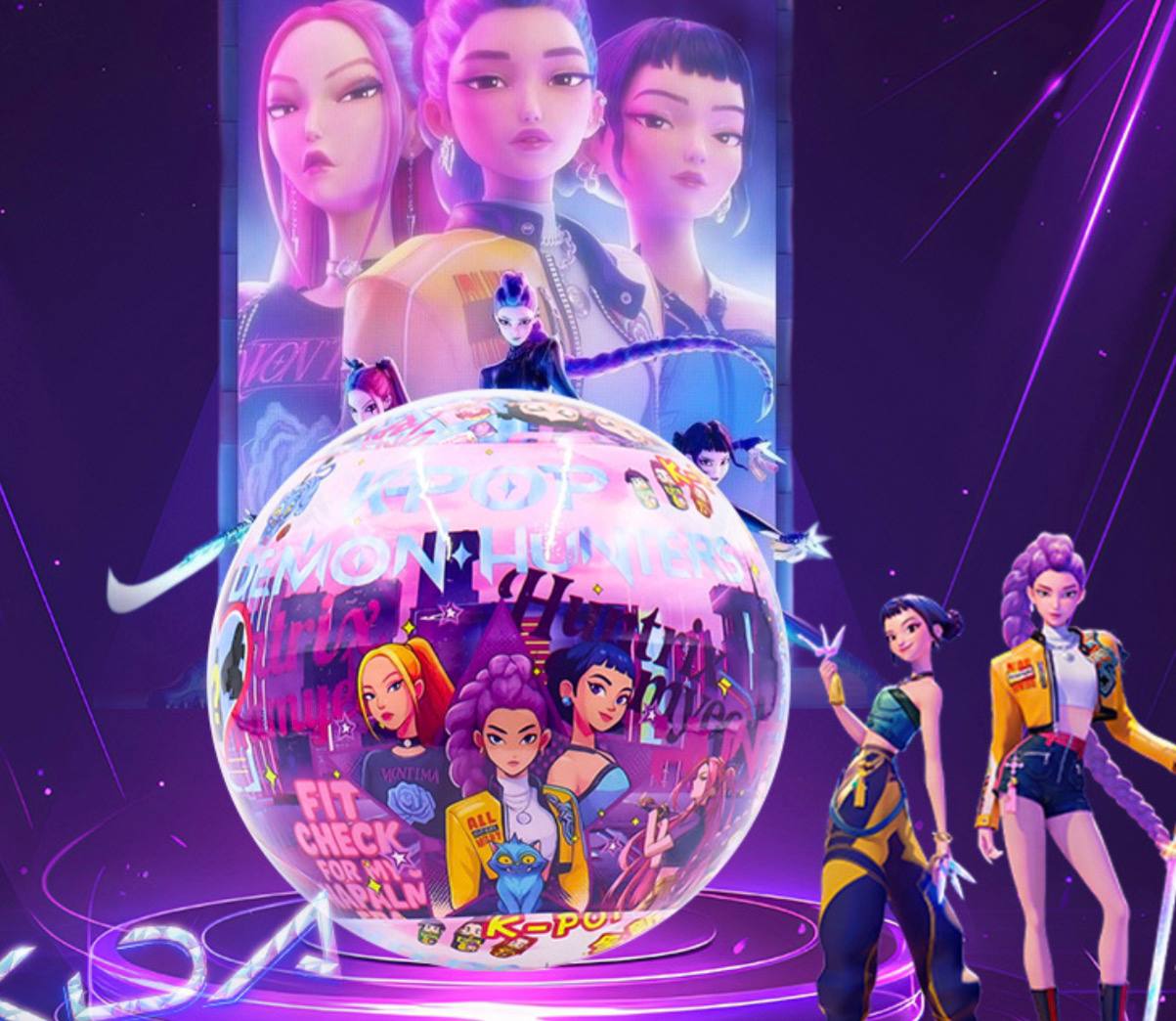 Куля сюрприз, фігурка сюрприз Kpop Demon Hunters, Мисливиці на демонів