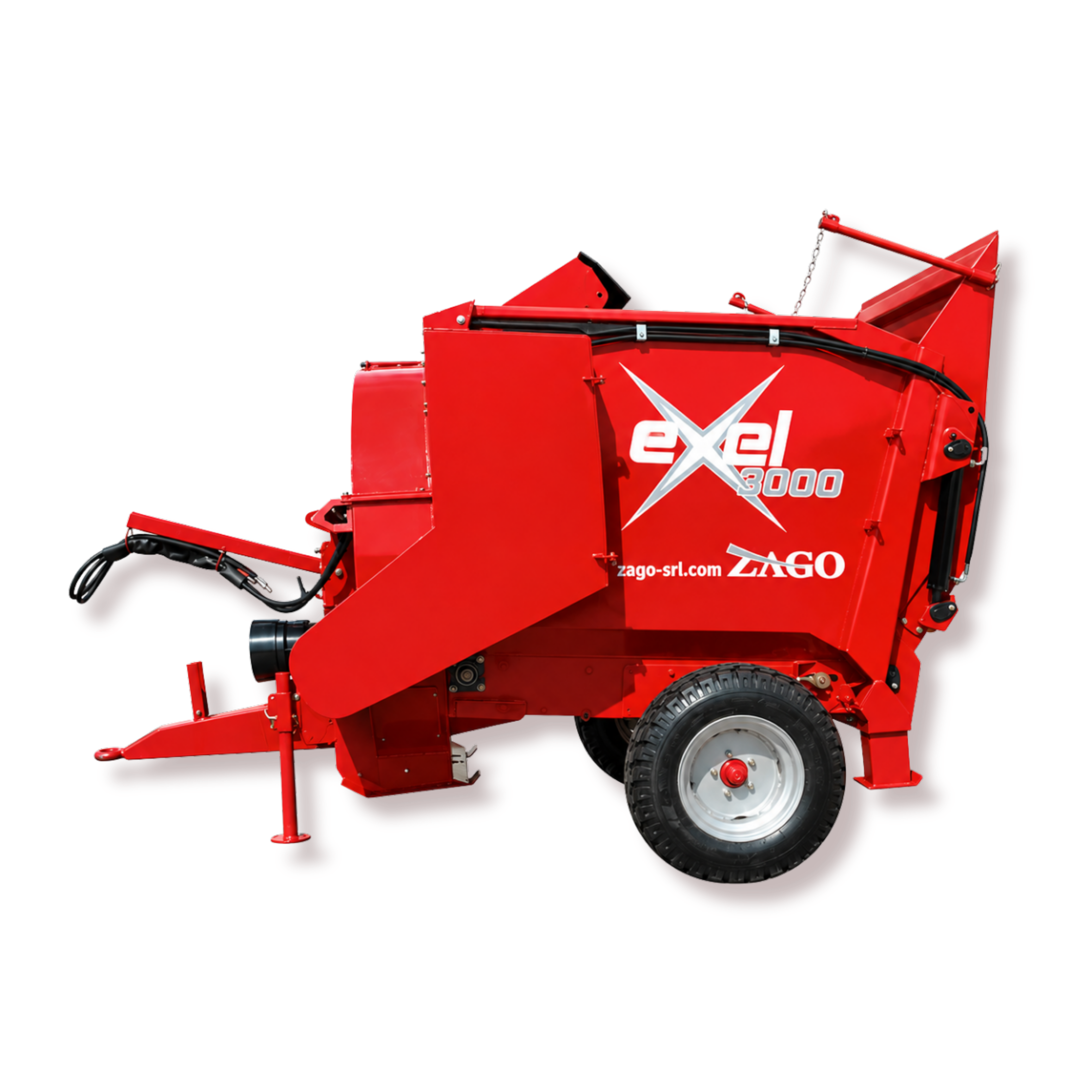Подрібнювач та розстелювач соломи EXEL ZAGO
