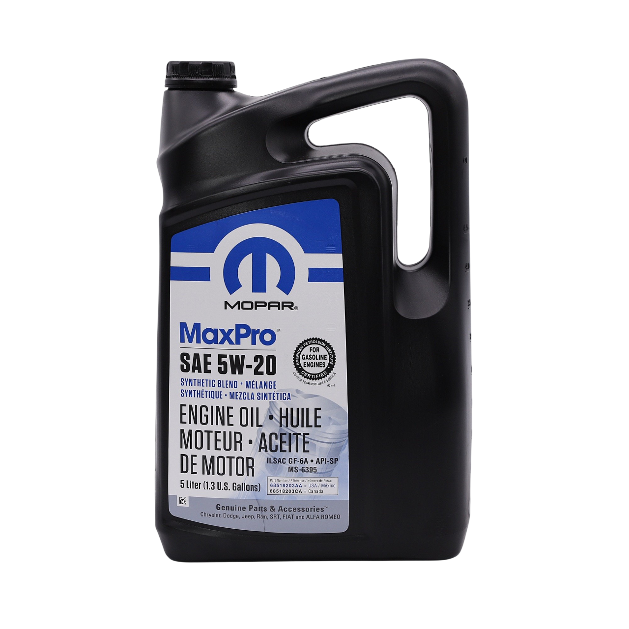Олива моторна Mopar MaxPro 5W-20 5L