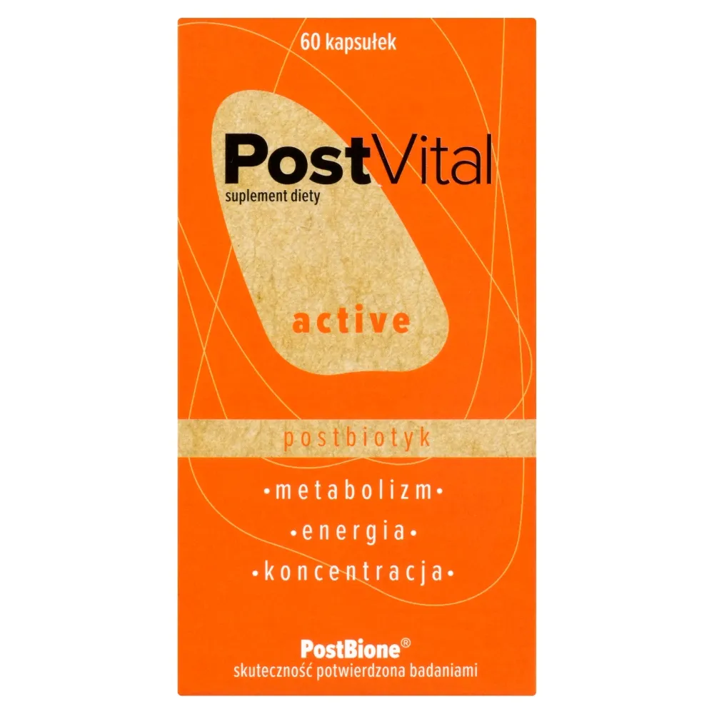 PostVital Active для енергії та концентрації - 60 капсул