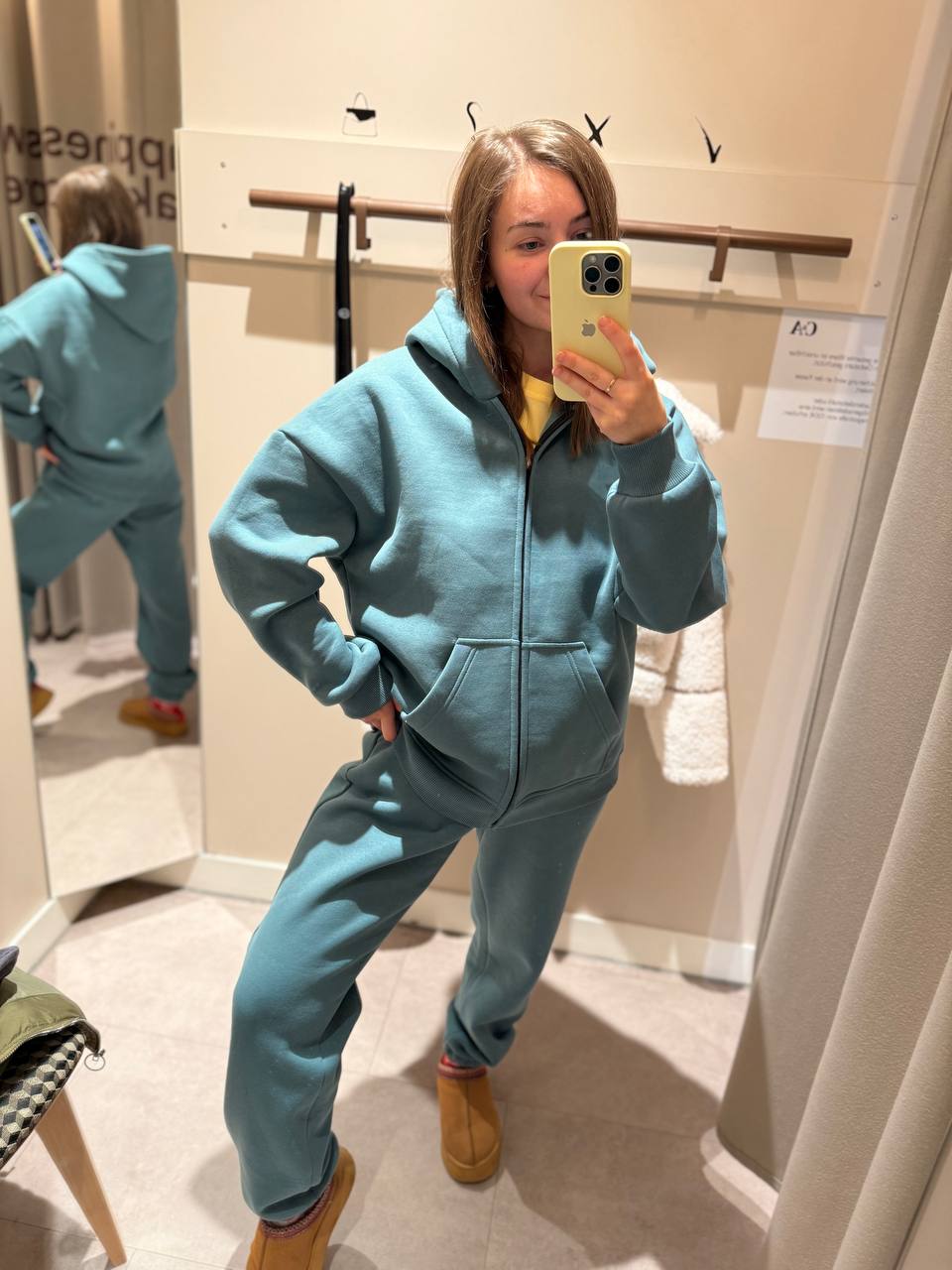 КОСТЮМ УТЕПЛЕНИЙ ОВЕРСАЙЗ ЗЕЛЕНИЙ М'ЯТНИЙ