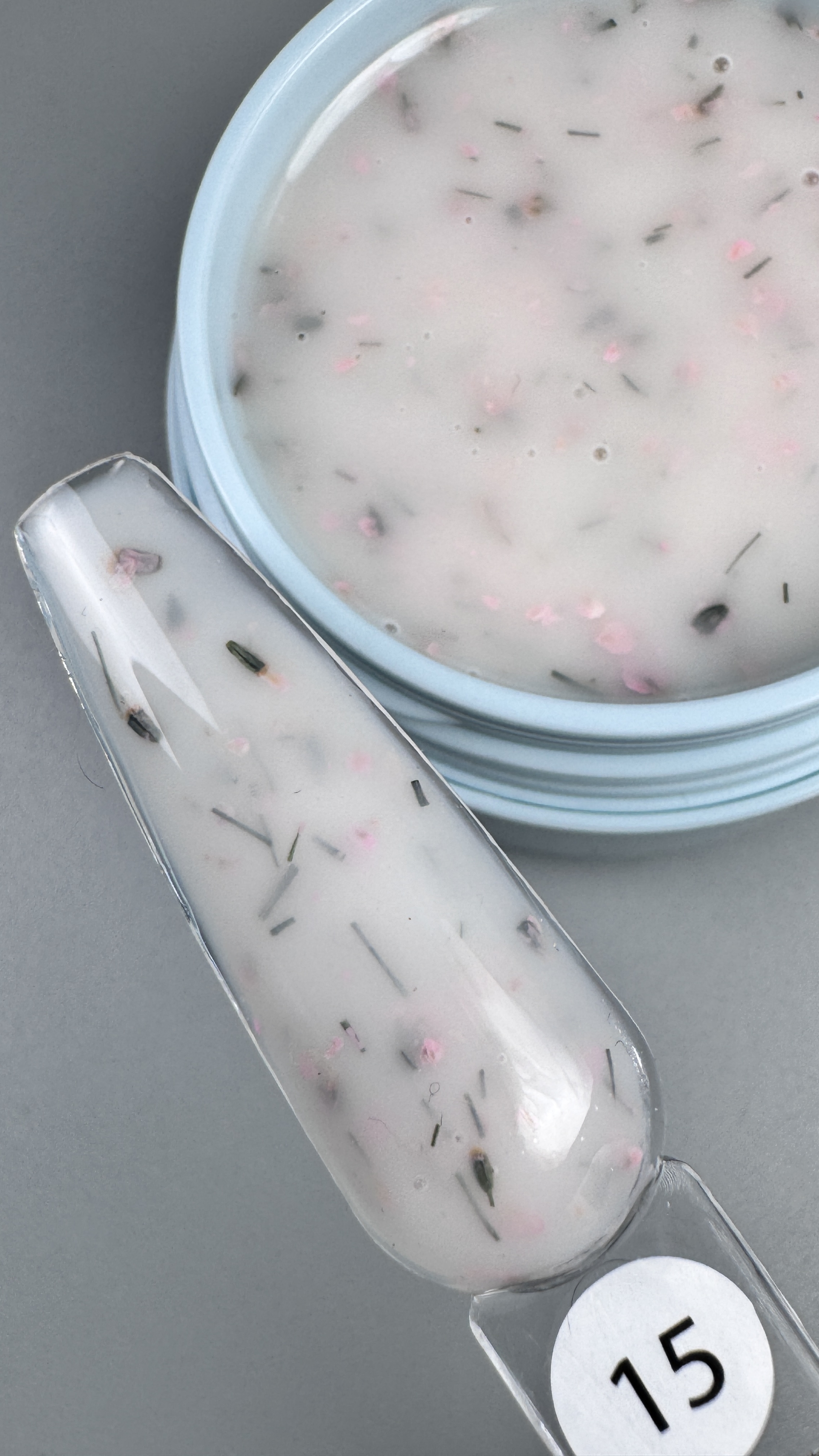 Flowers milk gel №15