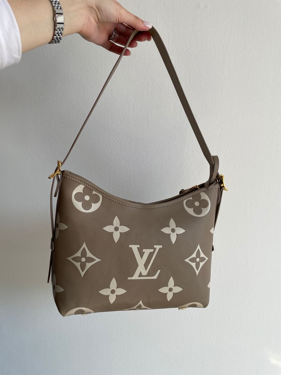Louis Vuitton CarryAll PM Bicolor Monogram Empreinte Leather