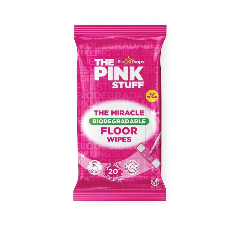 Чудо серветки для підлоги The Pink Stuff Biodegradable Floor Wipes