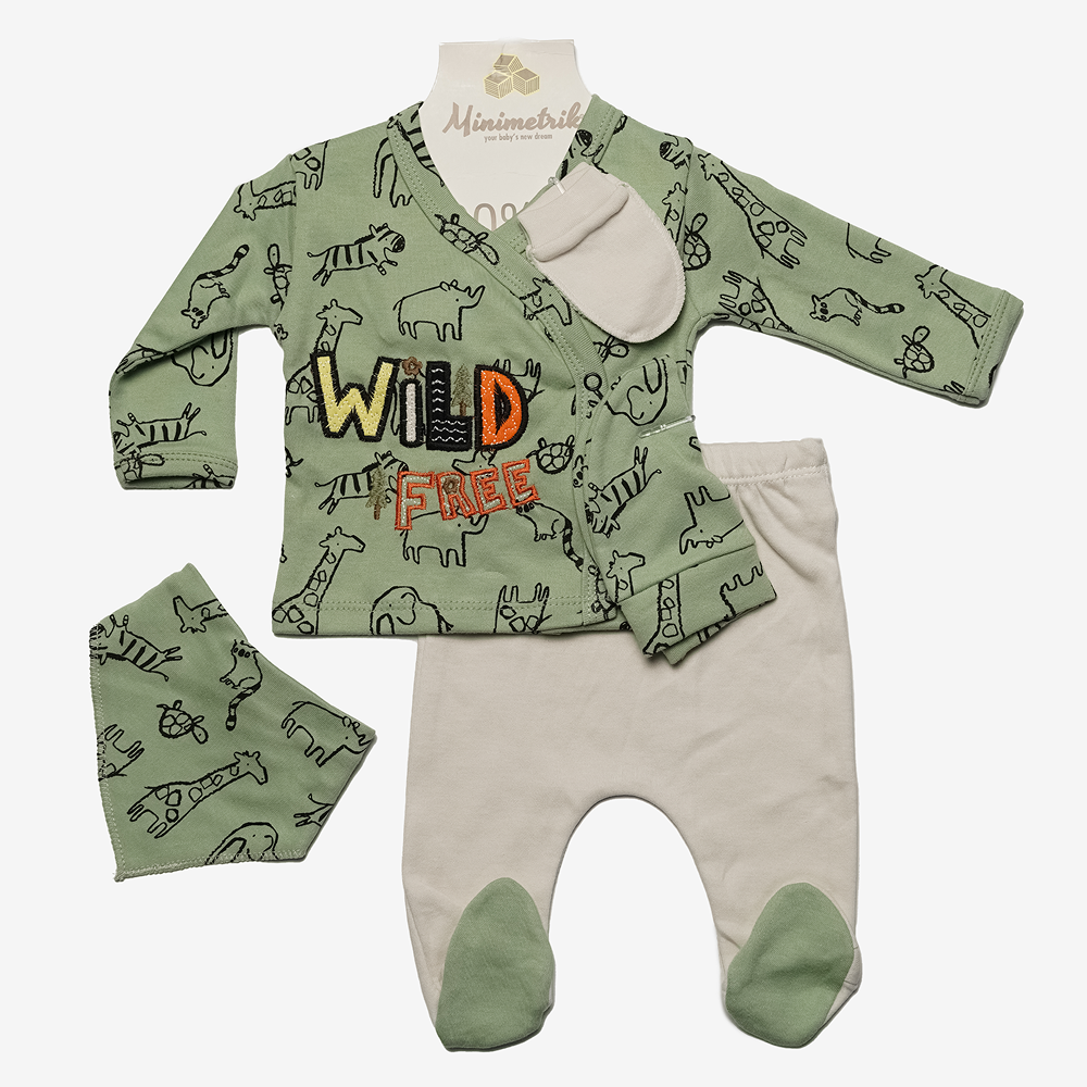 Комплект для новонароджених 5 предметів 0-3міс  56р