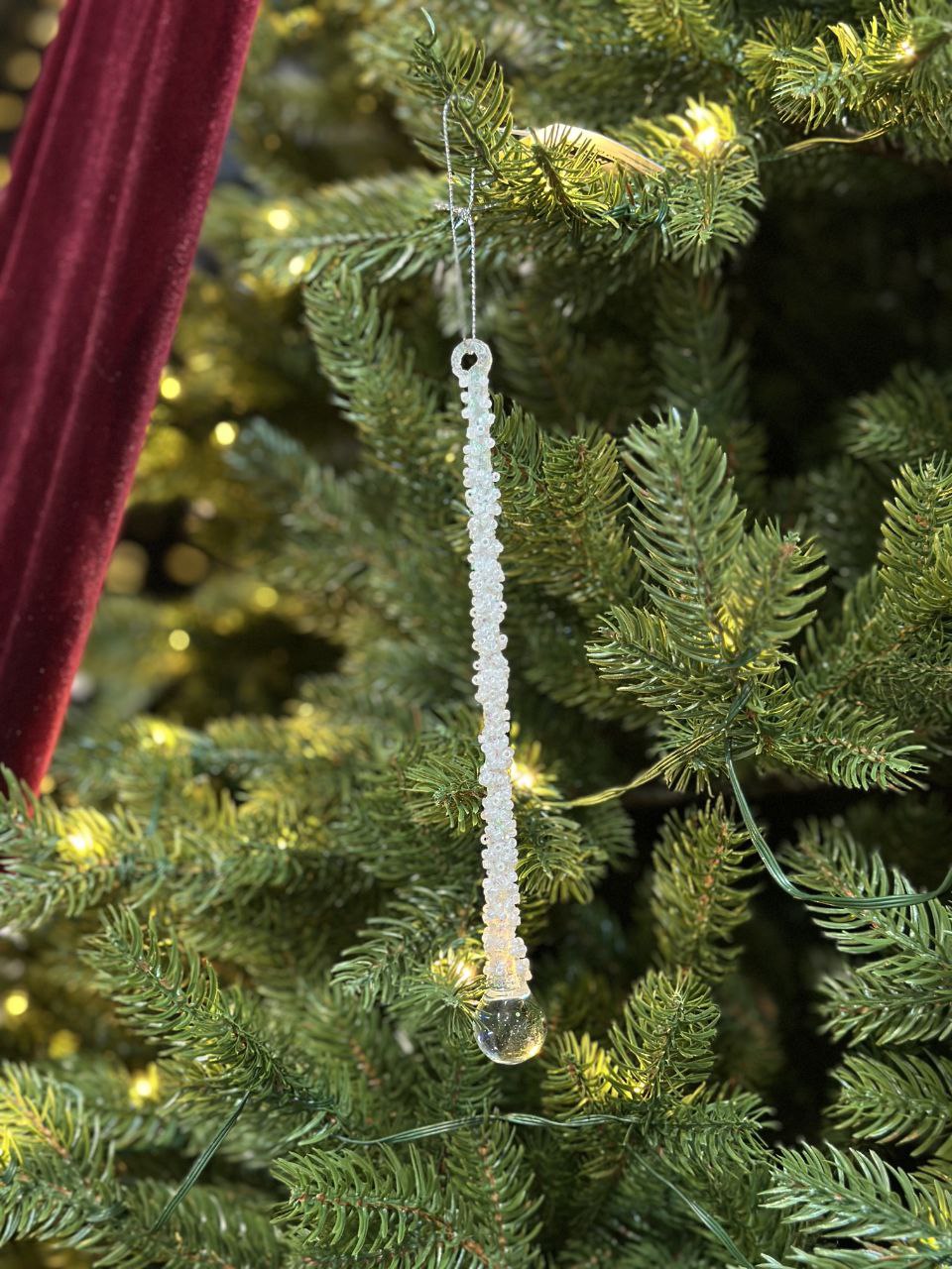 Ялинкова прикраса Бурулька, 20 см