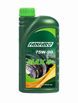 Трансмісійна олива синтетична MAX 4+ 75W-90 GL-4+  1л  Fanfaro