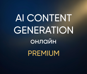 AI Content Generation online (Premium)