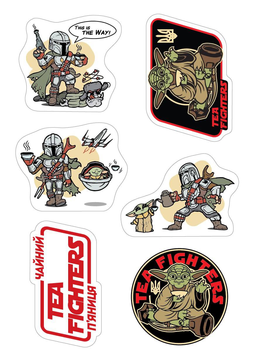 STICKER PACK "TEA FIGHTERS"