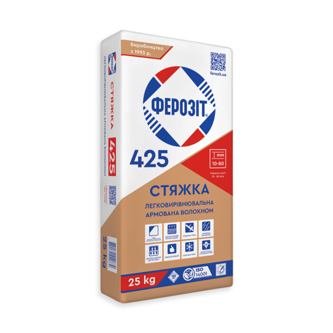 Стяжка для підлоги Ферозіт 425 (25 кг)