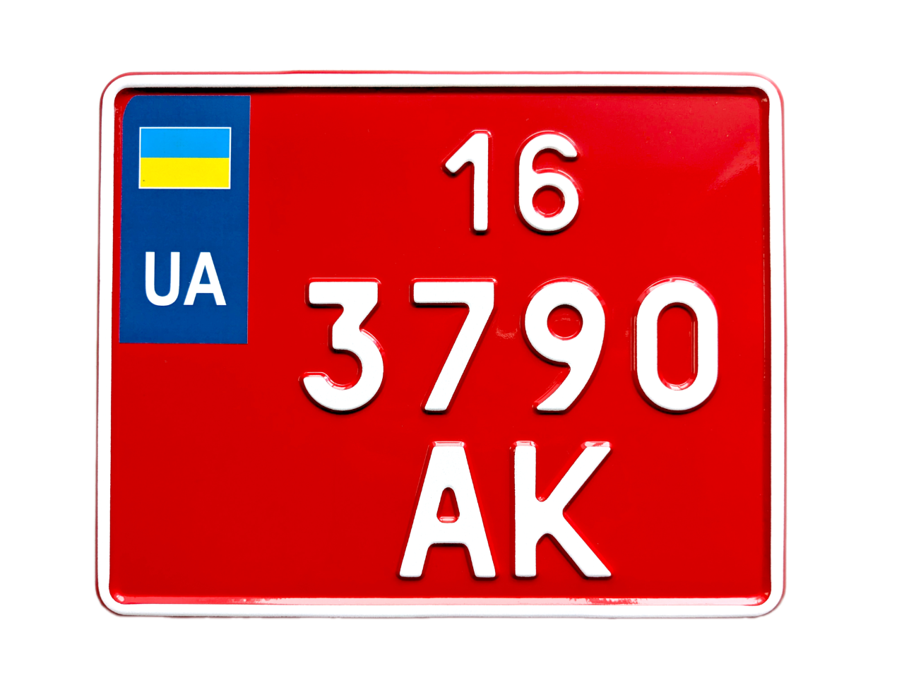 Дублікати транзитного номеру для мотоцикла з 2015 року