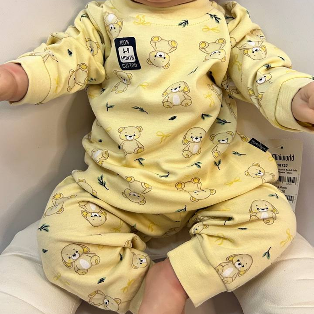 Піжама для малюків, 100%бавовна. Натуральна дитяча піжама