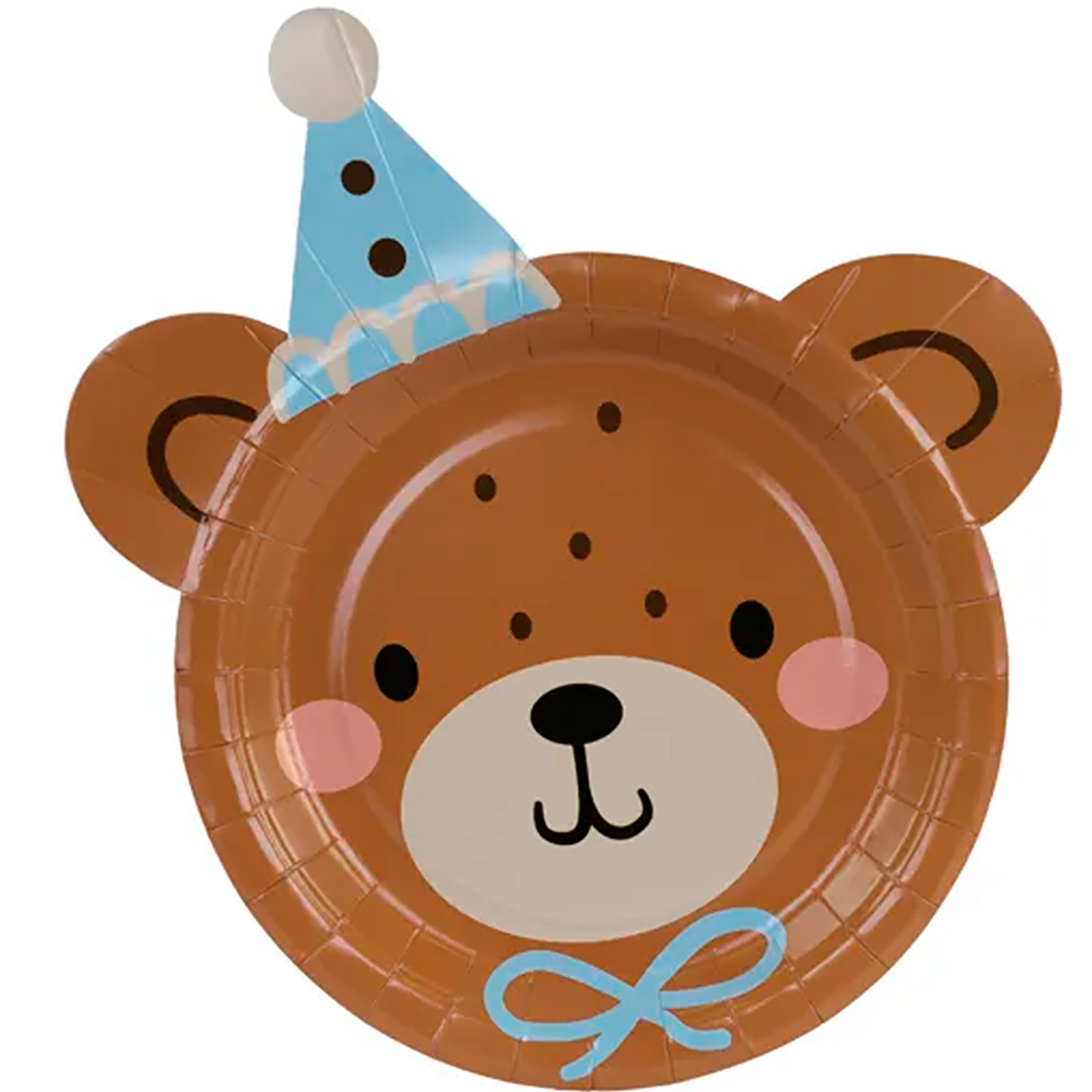 Тарілочки фігурні ведмежатко 6шт