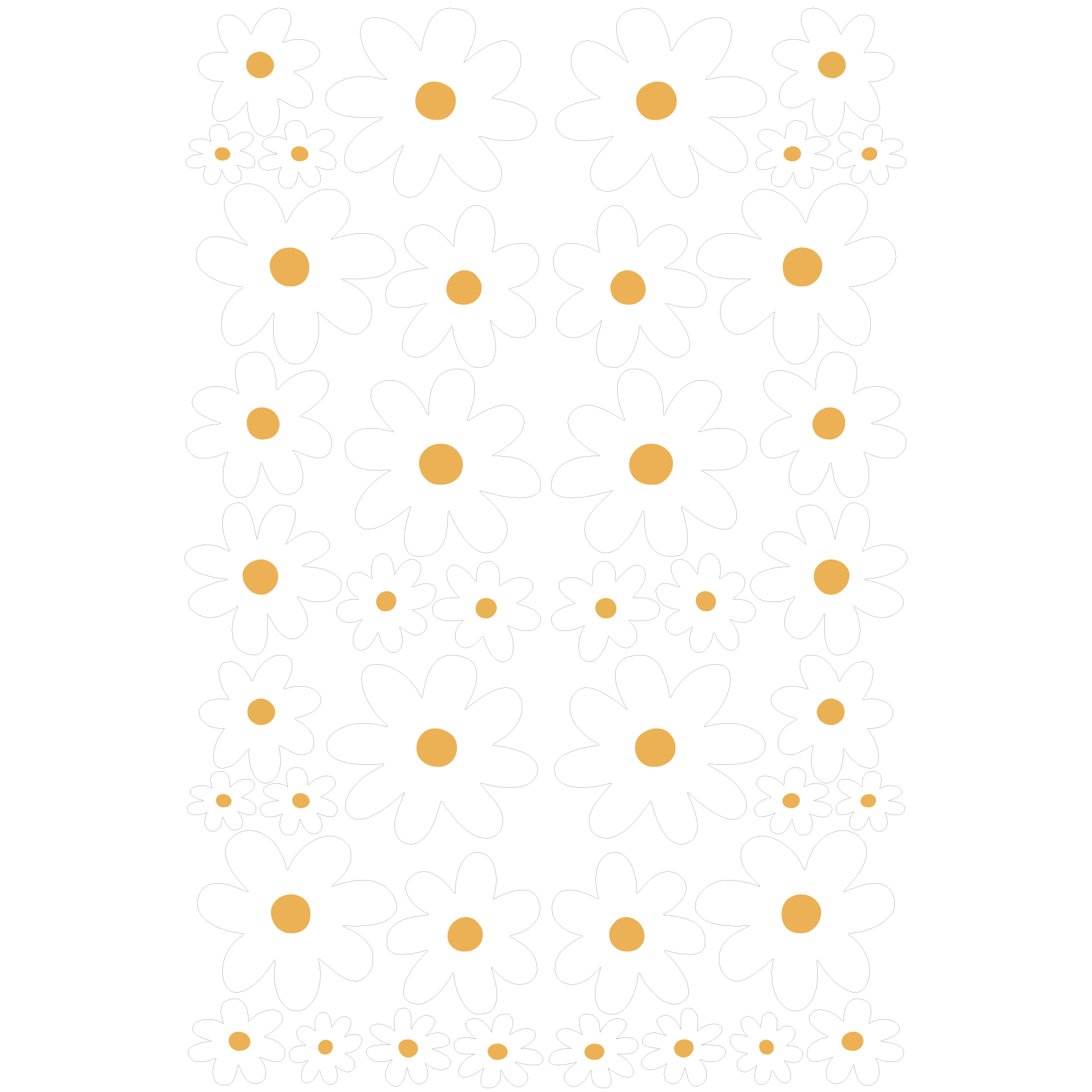 Наліпки "Ромашки 14.2"