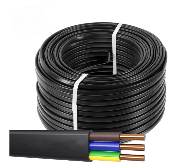 Кабель ВВГп 3×4 мм² моноліт