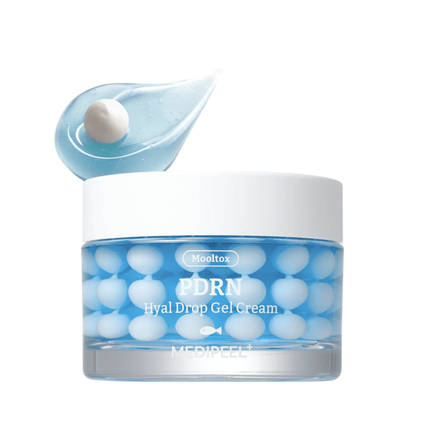 Капсульний ліфтинг гель-крем для обличчя з PDRN Medi-Peel Mooltox Pdrn Hyal Drop Gel Cream, 50g
