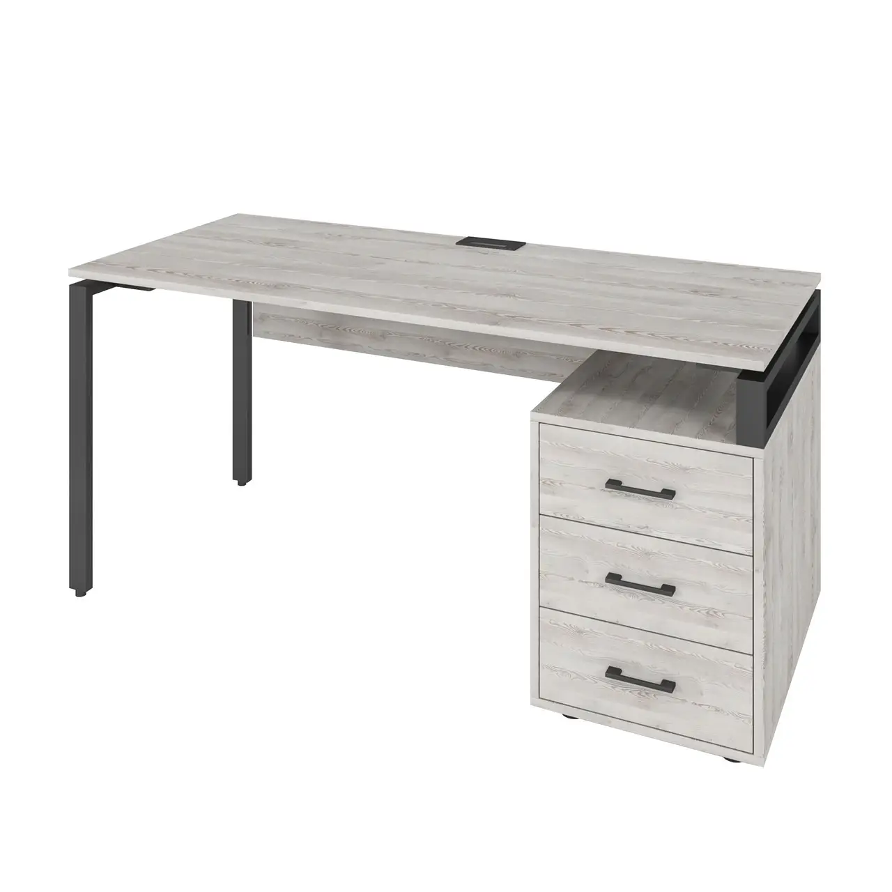 Стіл керівника з тумбою LM A, кабінет керівника, стіл керівника 1600/700/750 мм.