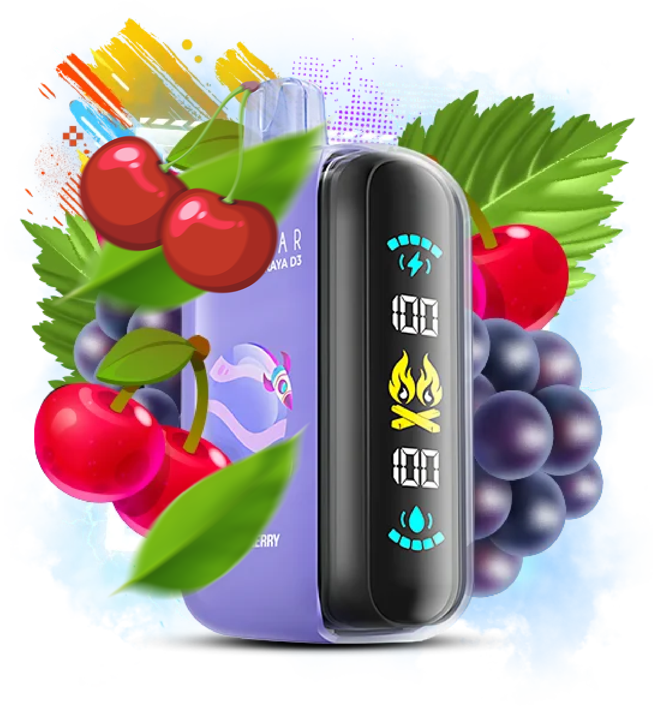 Elf Bar RAYA D3 25000 Grape Cherry (Виноград Вишня)
