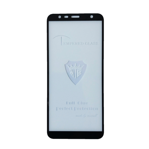Захисне скло Full Glue for Samsung J6 Plus 2018 чорне тех. пак.