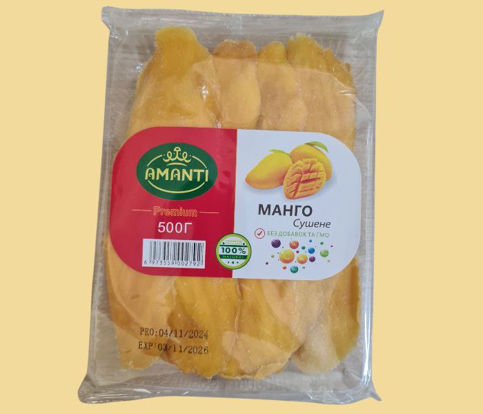 Манго сушене 500 гр