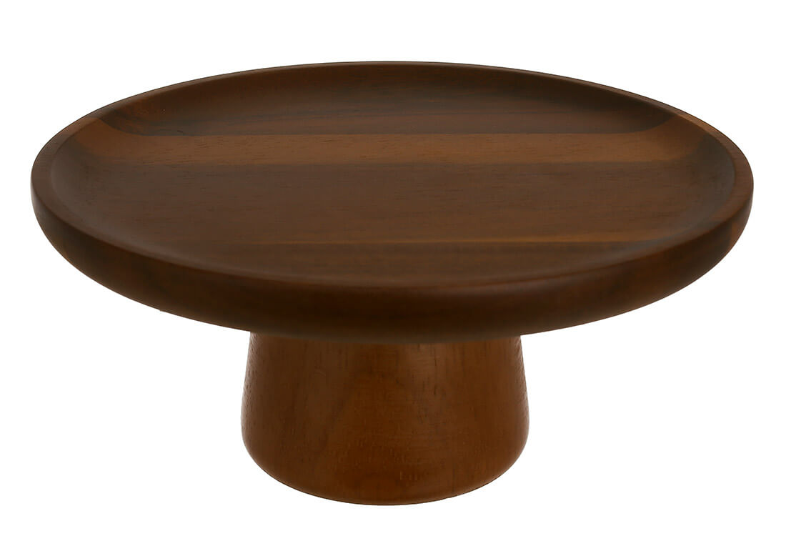 Дерев'яна підставка для десертів на ніжці