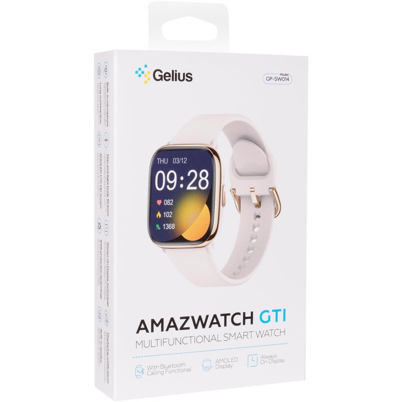 Смарт годинник Gelius Amazwatch GTi (GP-SW014) Gold Rose