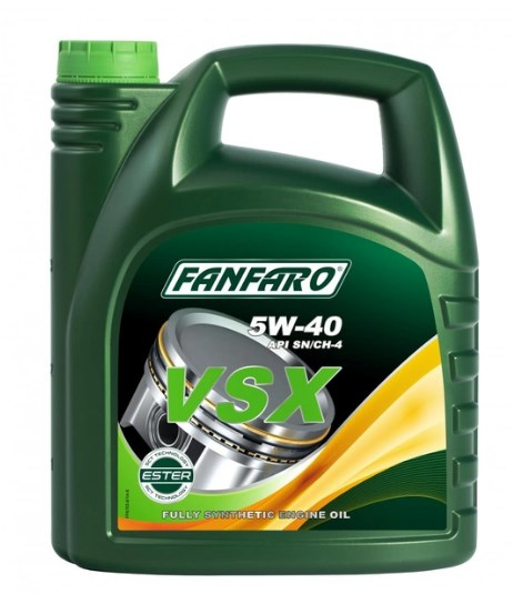 Моторна олива синтетична Fanfaro 5W-40 VSX,5л