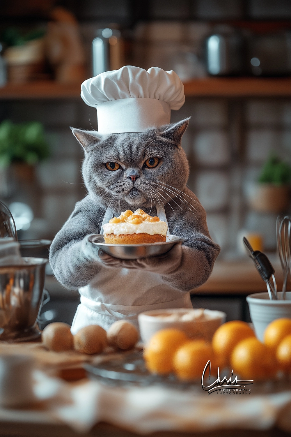 PORTRAIT HUMORISTIQUE de mon chat, chaton – PRODUIT DIGITAL