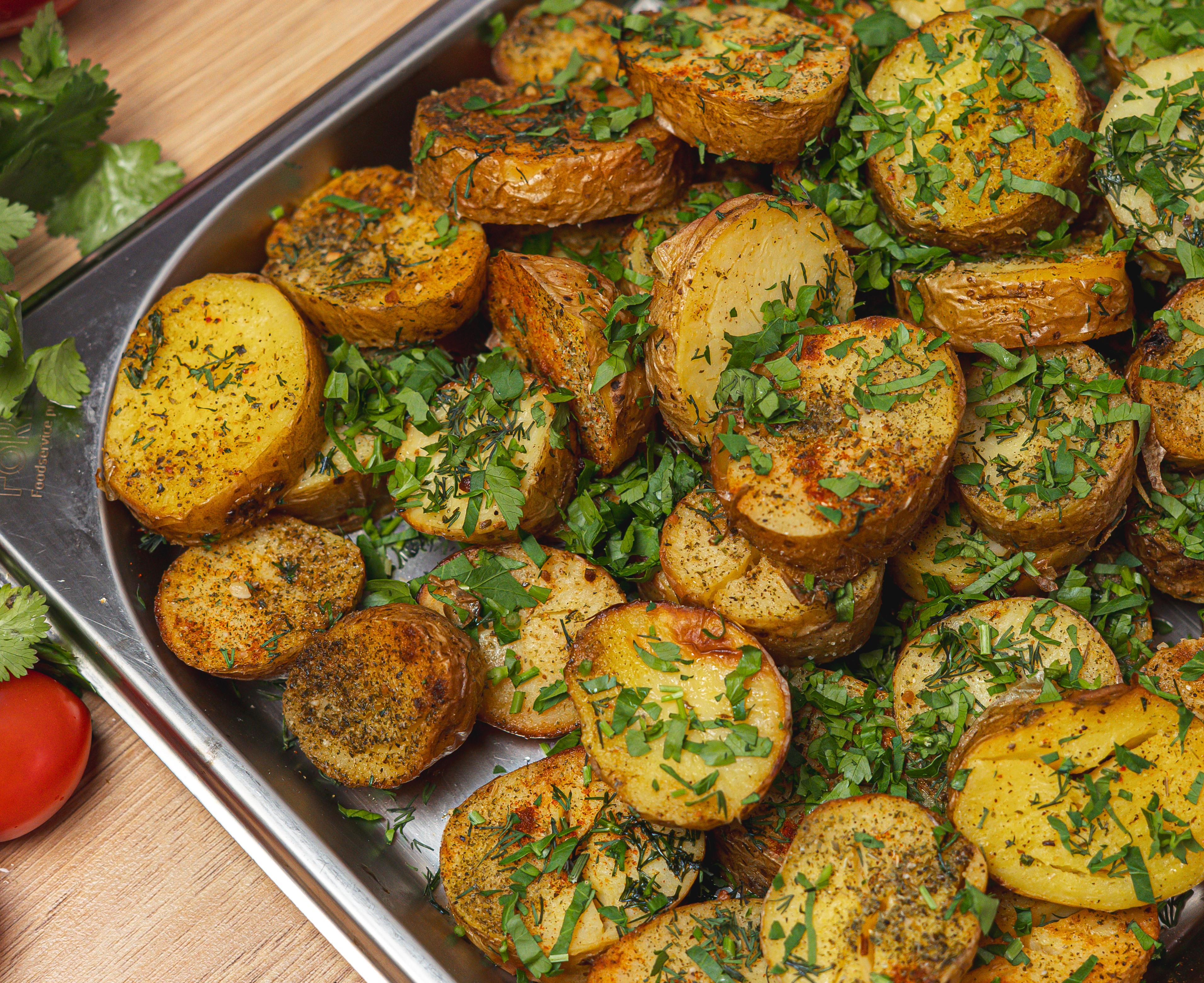 Картопля на мангалі