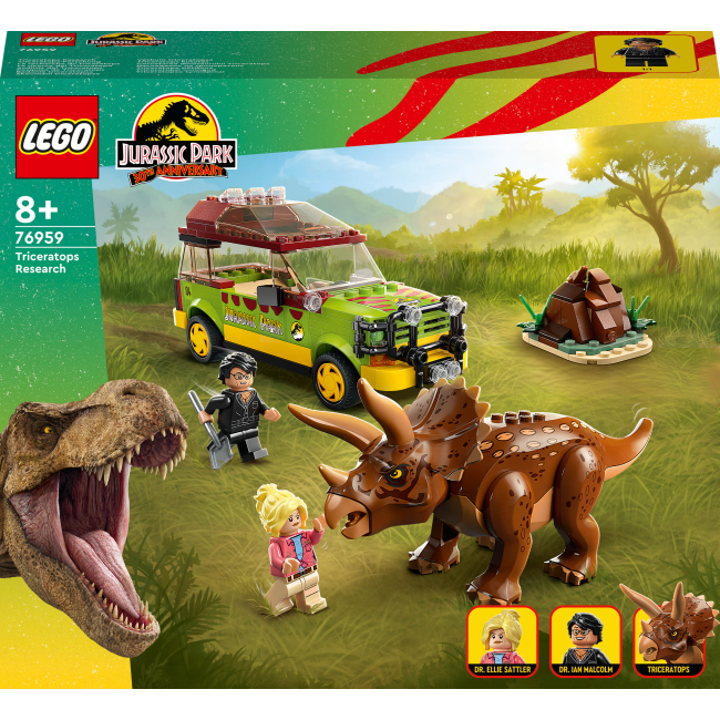 Конструктор LEGO Jurassic World Дослідження трицератопсів (76959)