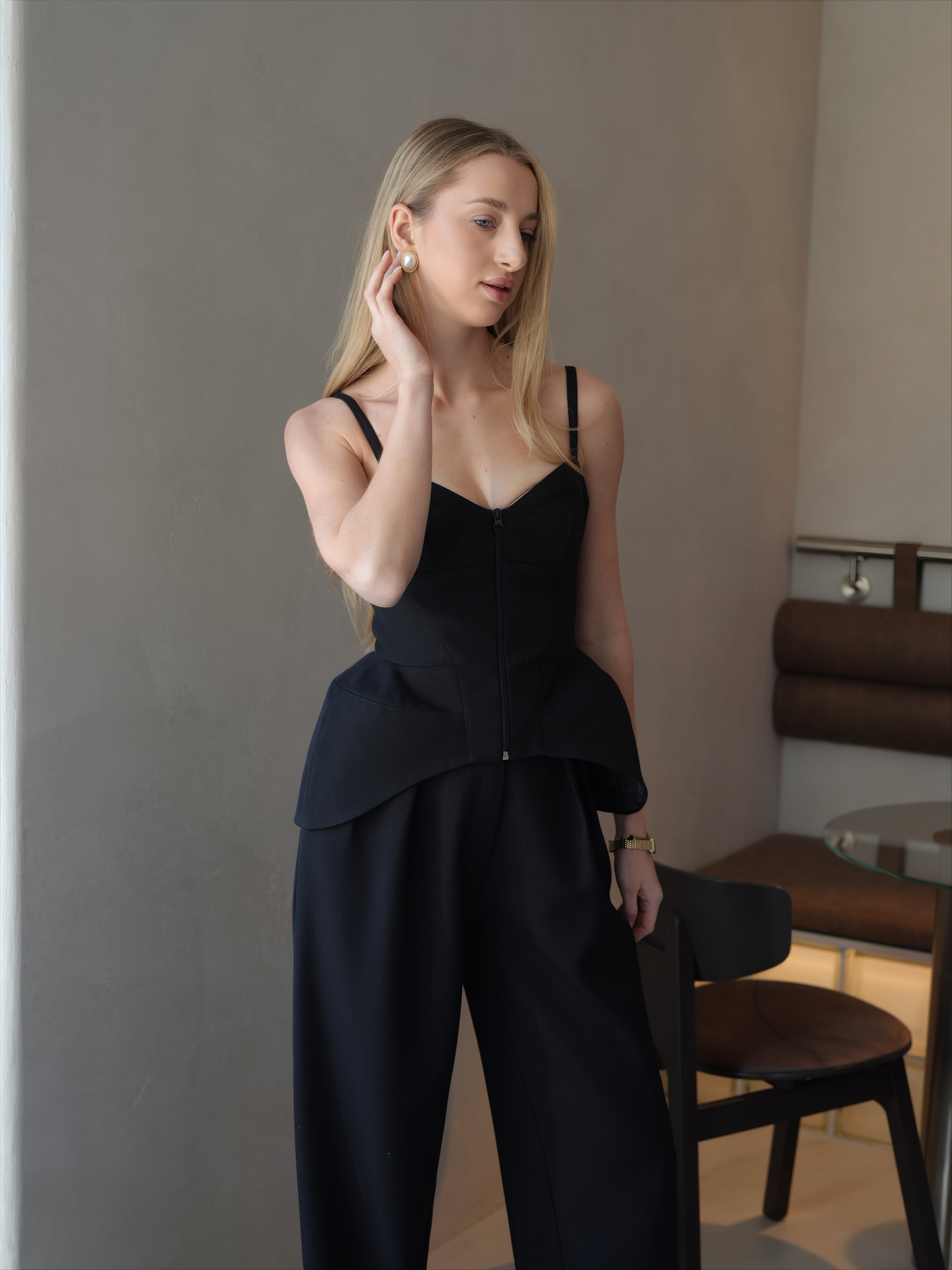 Брюки вовняні чорні