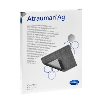 Пов'язка просочена сріблом Atrauman ar 10×10 см 1 шт.