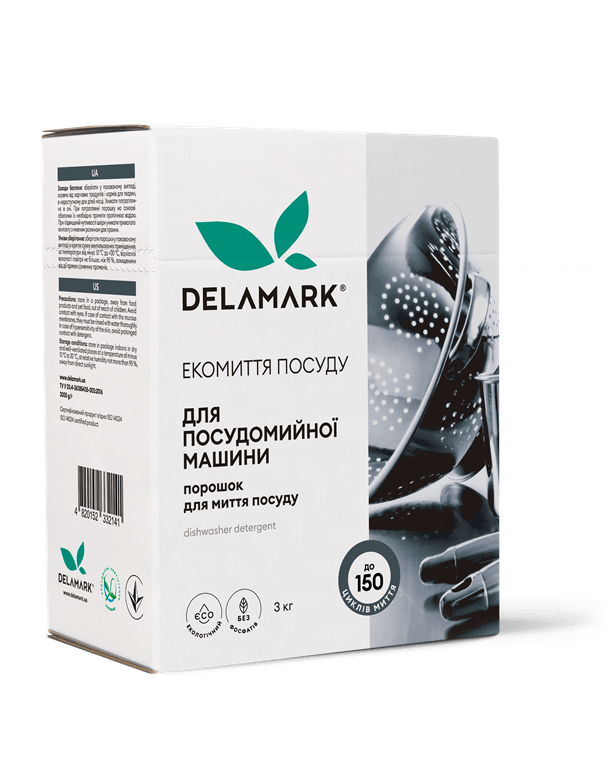 Порошок для посудомийної машини DeLaMark, 1кг