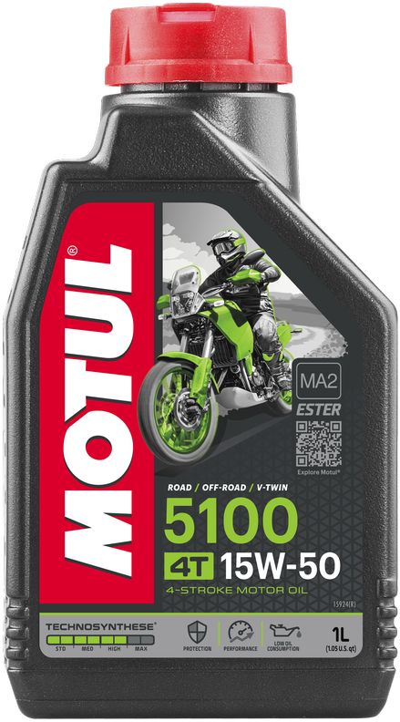 Масло моторне  MOTUL 5100 4T SAE 15W50 (1L)