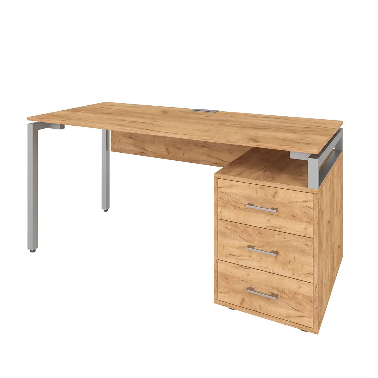 Стіл керівника з тумбою LP 1A, кабінет керівника, стіл керівника 1600/700/750 мм.