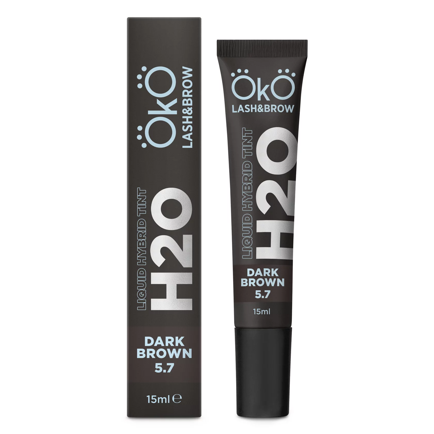 Боя OKO Liquid Hybrid Tint H20 Dark Brown 5.7, 15 мл