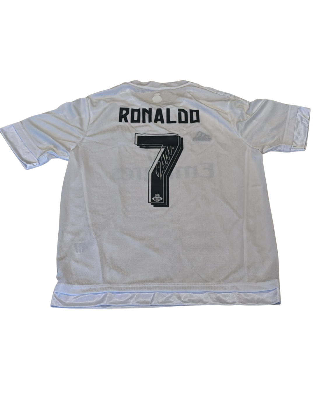 JERSEY CRISTIANO RONALDO SIGNED CERTIFICADO BECKETT
