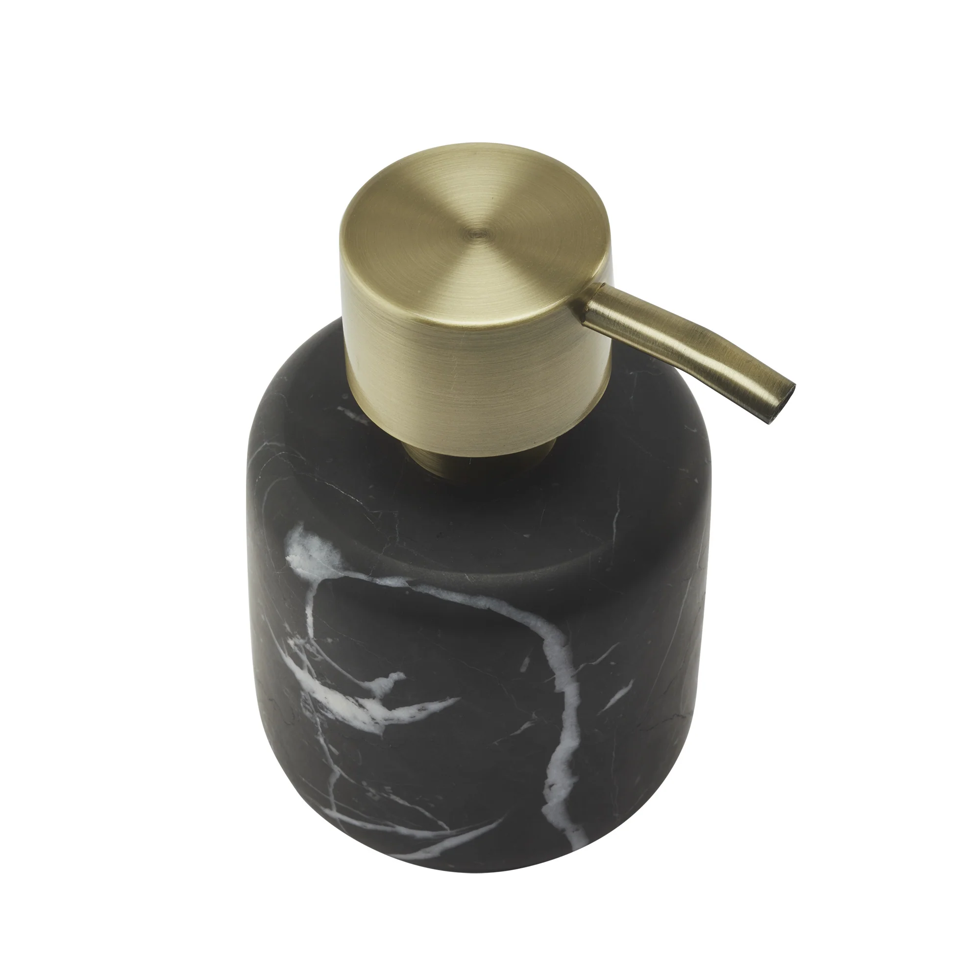 Дозатор для рідкого мила Aquanova Nero Black M (мармур)
