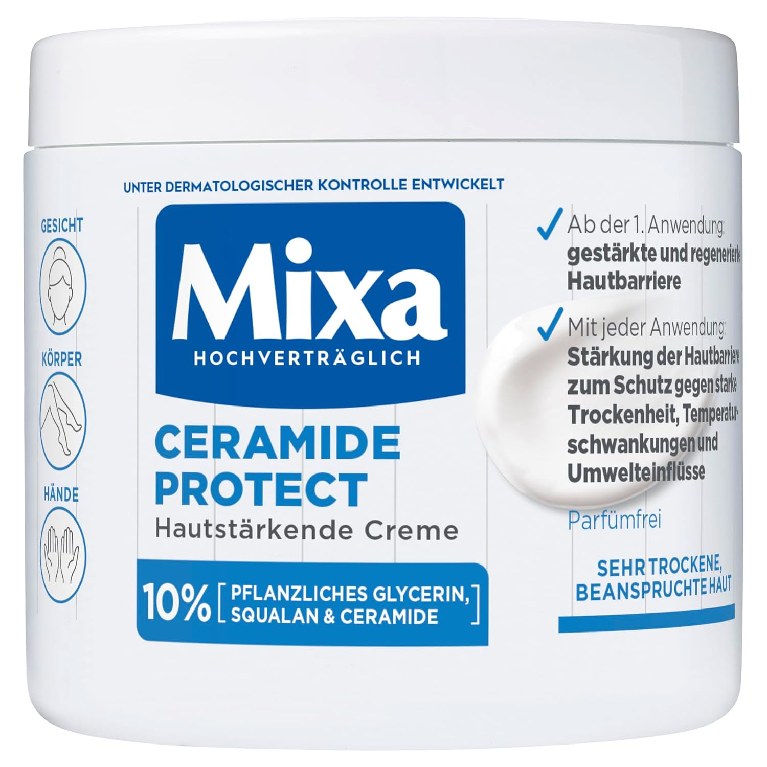 Mixa Ceramide Deep Moisture Skin-Strengthening Cream Крем для глибокого зволоження - 400 мл