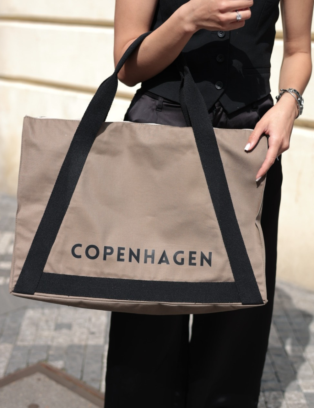 Cotton Bag With Copenhagen Print