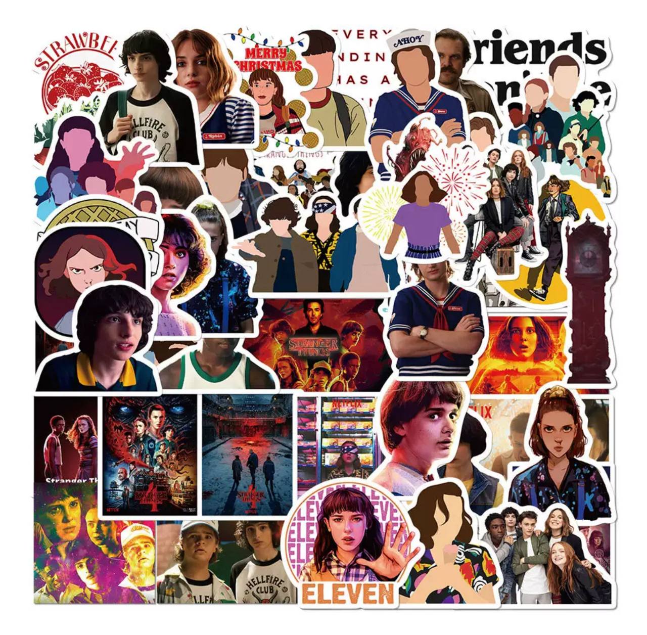 Набір наліпок Дивні дива, 50шт