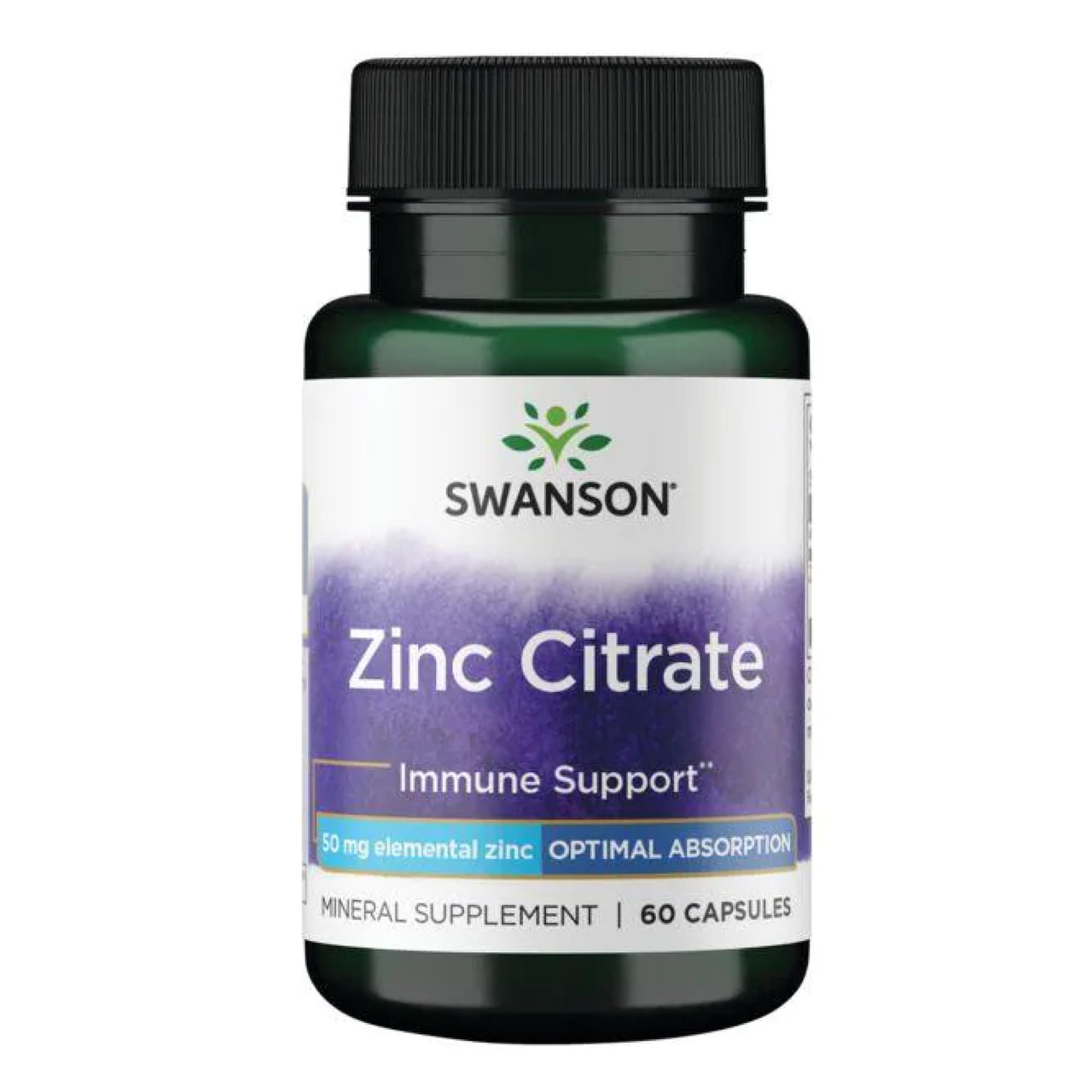 Цинк цитрат, Zinc Citrate 50mg - 60caps