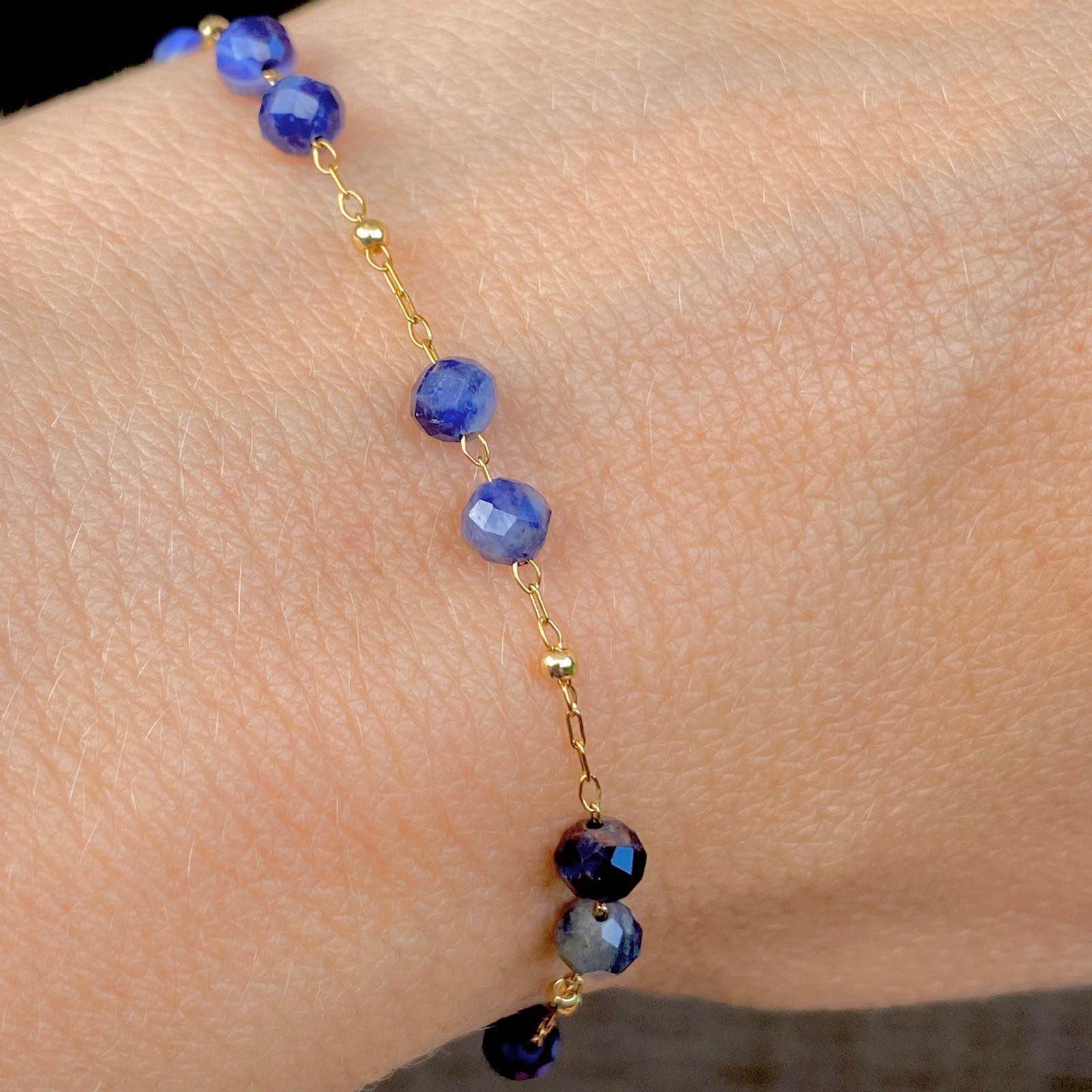 Deep Blue sodalite Bracelet