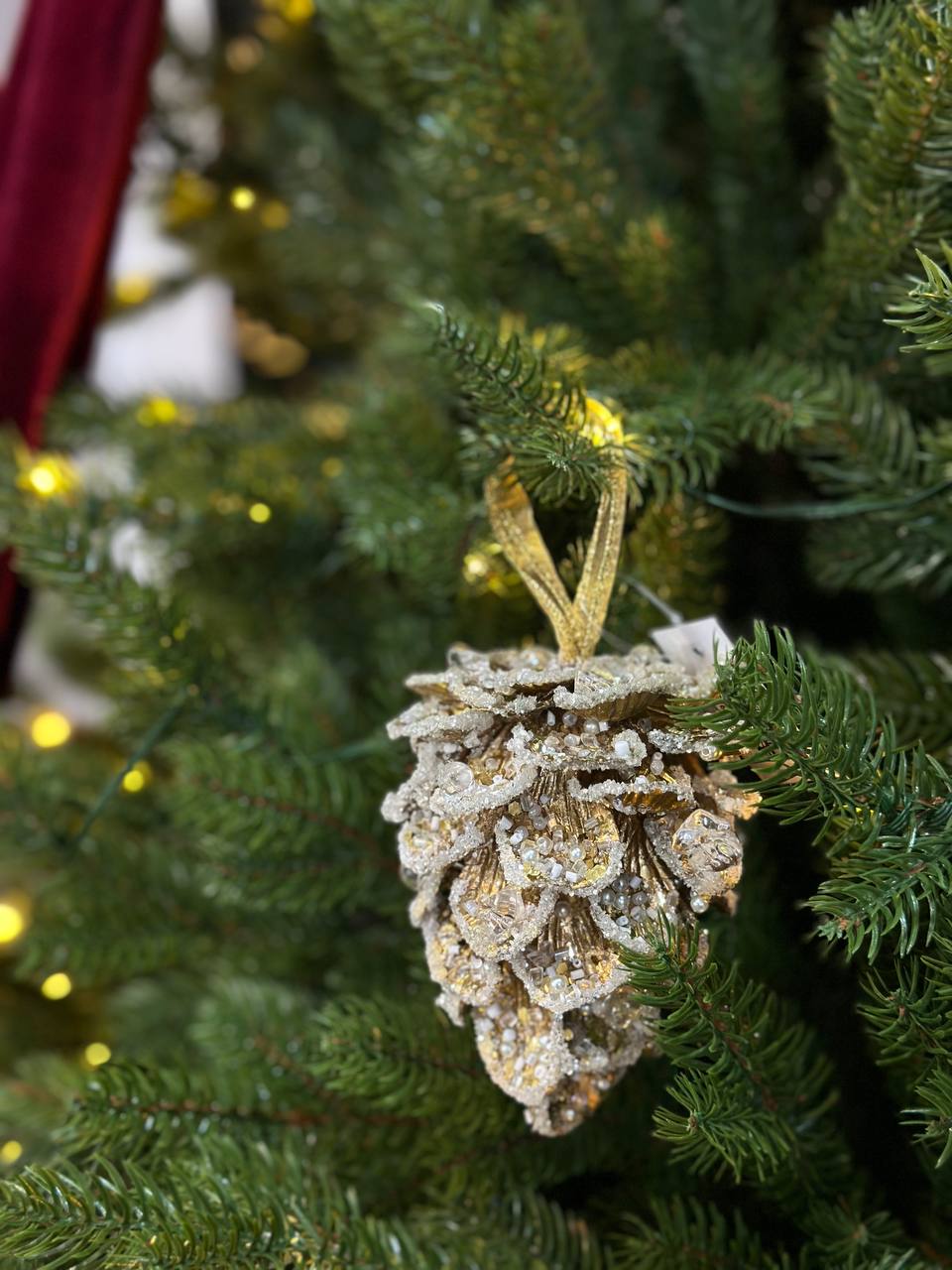 Ялинкова прикраса "Шишка" 10х9см