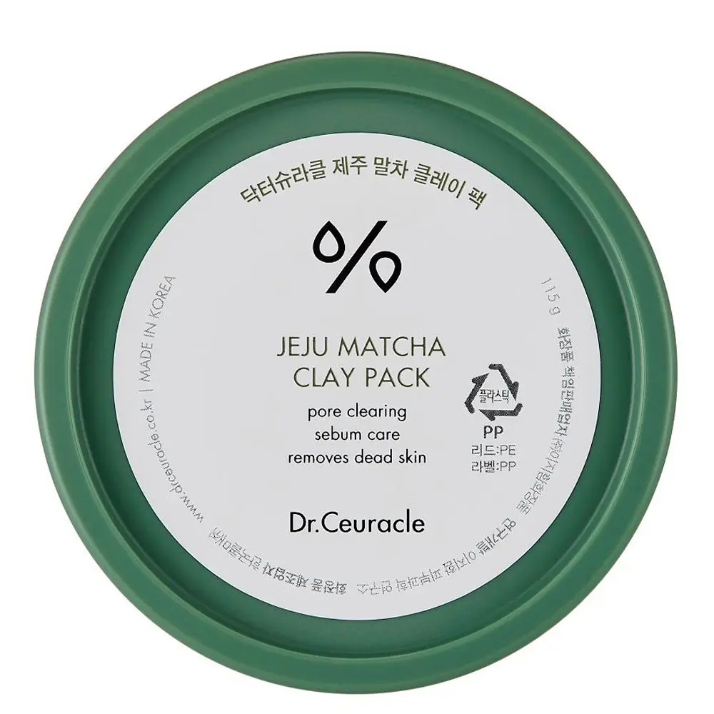 Очищуюча глиняна маска з чаєм Матча Dr.Ceuracle Jeju Matcha Clay Pack, 115 г