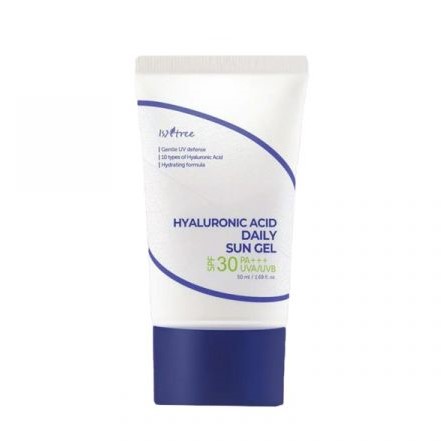 Гель сонцезахисний з гіалурованою кислотою Isntree Hyaluronic Acid Daily Sun Gel SPF 30+ PA++++ 50 ml