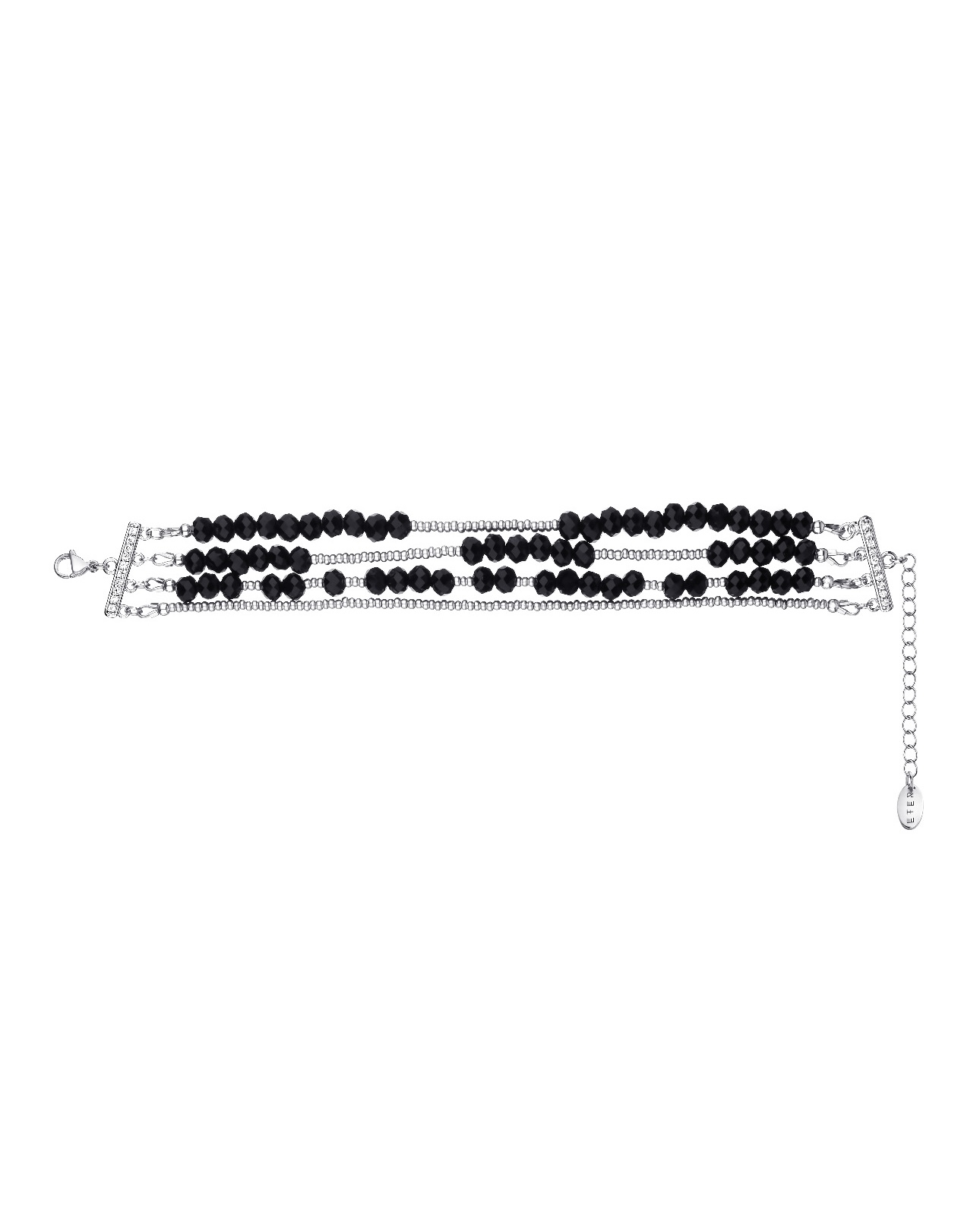 DIAMOND dark silver bracelet